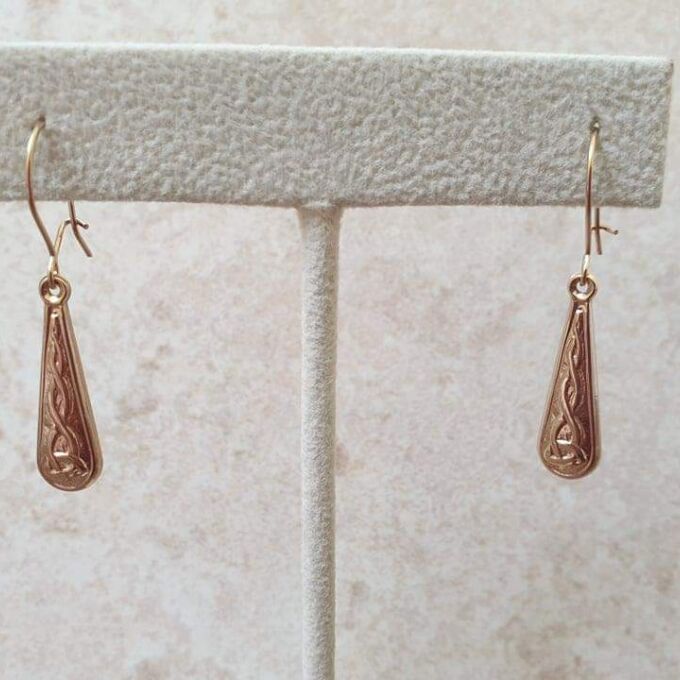 celtic design earrings