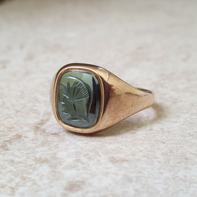 新品未使用】CTHY RING [LARVIKITE] ANTIQUE 15号（Vintage