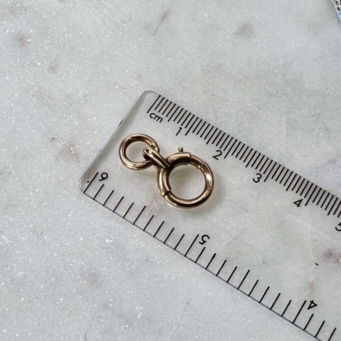 Antique Spring Bolt Ring in 9ct Rose Gold - Gems Afire - Vintage ...